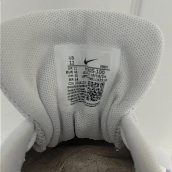 Nike Air Max Soft Spike Golf Shoes White and Blue - Picture 10 of 10